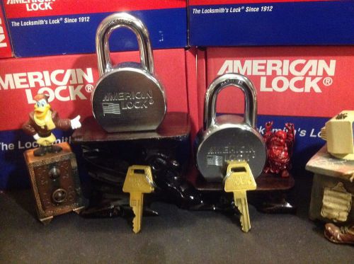 2 american 700 series extra heavy-duty padlocks ka or kd for sale