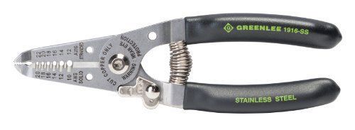Greenlee 1916-SS Stainless Steel Wire Stripper for 10-20 AWG