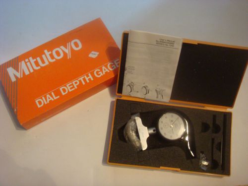 Brand New Mitutoyo 7211 Dial Depth Gauge 0-200*0.01mm