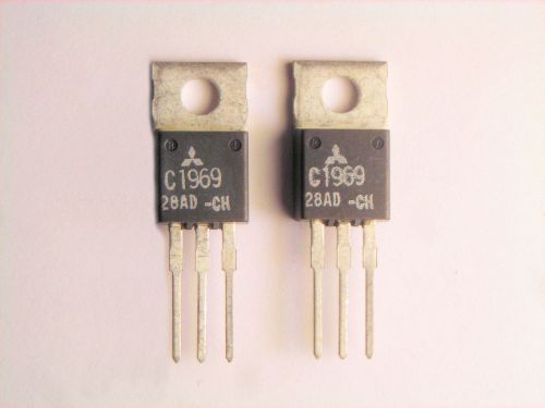 2SC1969 Mitsubishi RF Transistor 2 pcs