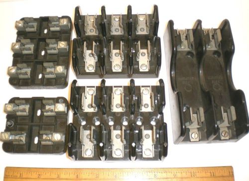 5 fuse holders, 600v, 30 amps, 3-3pole, 1-2 pole, marathon &amp; others made in usa for sale