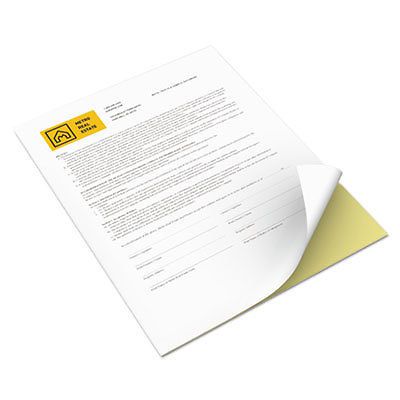 Bold digital carbonless paper, 8 1/2 x 11, white/canary, 5,000 sheets/ct for sale