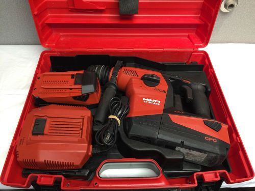 Hilti TE 30-A36 Cordless Combihammer + 2 Batteries + Charger + Case