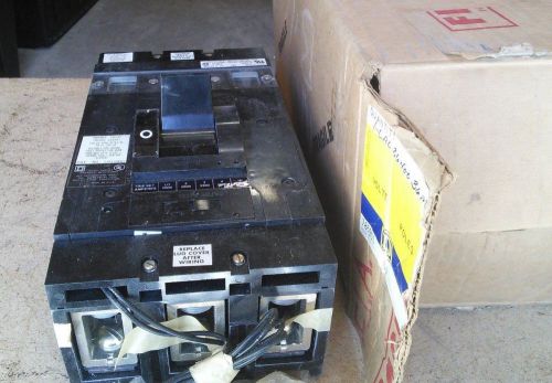 Square d #lal3640036mvi1053 600 volt 400 amp 3 pole circuit breaker shunt trip for sale