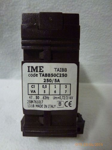 IME TABB50C250 Current Transformer 250/5A 47..50..63Hz TAIBB 2584761017 New