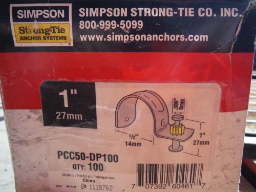 simpson stron tie - Conduit Clip (100pcs) (PCC50-DP100)