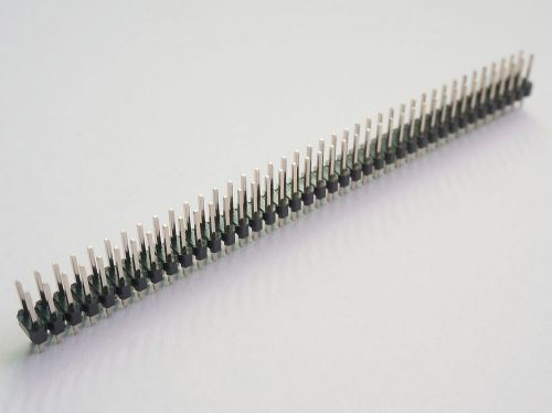 1x 80-pin (2x40) dual row header, 0.1&#034; spacing - usa seller - free shipping for sale