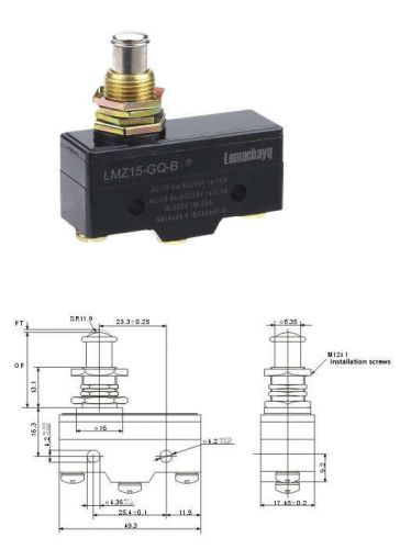 AM001 NEW Side Mount Limit Switches 15A 125VAC 250VAC [XC03]