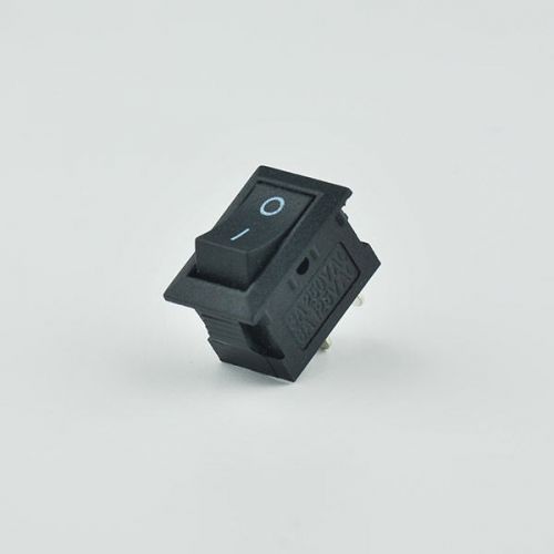 10x 6a 125v ac mini black 2 pin spst on-off rocker switch 8.5*13.5mm mini rocker for sale