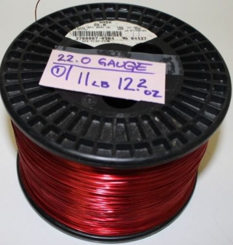 22.0 Gauge Rea Magnet Wire 11 lbs 12.2 oz / Fast Shipping / Trusted Seller !