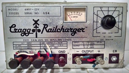 CRAGG 6MV-12V RAILCHARGER