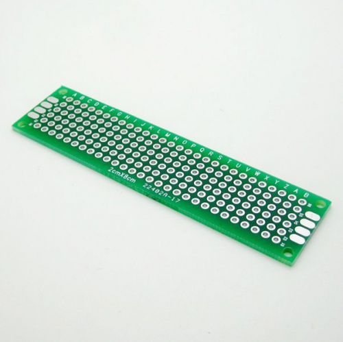 50pcs 2x8 cm prototype double-side pcb 2x8 panel universal board for sale