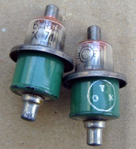 4x 6D8D High-frequency detector diode Tube Soviet USSR Lot of 4pcs