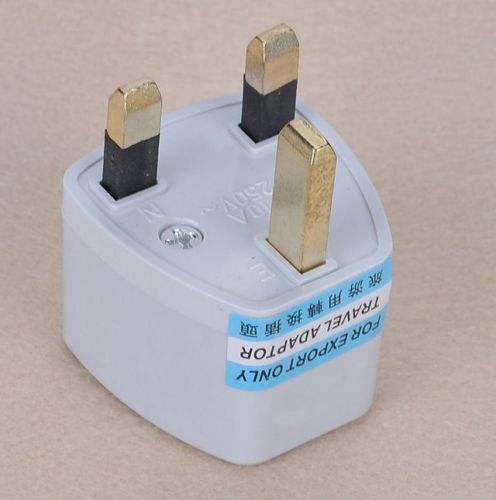Universal EU US Australia to UK Plug AC Power UK Travel Adapter Socket*1PC BIDI