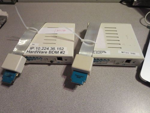 2x Wind River Vision ICE II Debugger With PowerPC JTAG  BDM Cable WindRiver