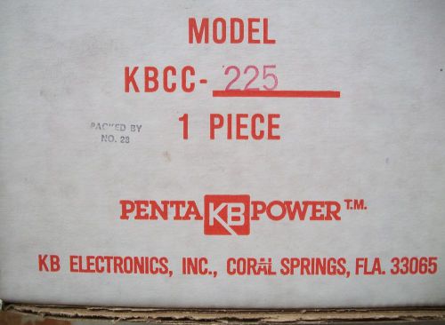NEW KB Electronics DC Motor Speed Control KBCC-225 240 V 16 Amp DC 24 Amp AC