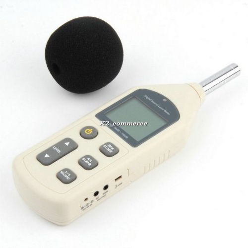 New gm1356 lcd digital sound level meter 30db-130db usb noise measurement k2 for sale