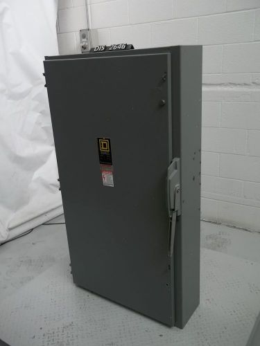 Square d 600 volt 400 amp fused disconnect (dis2646) for sale