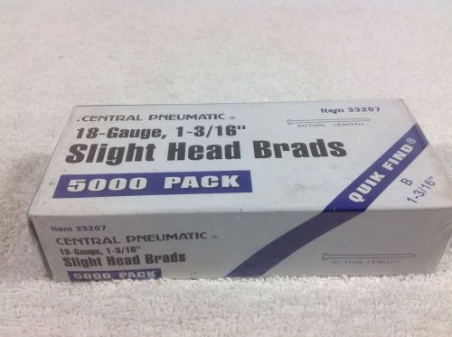 1- 3/16&#034; Slight Head Braids Nails 18 Guage 5000 pieces