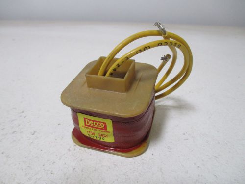 DECCO 9-1790 COIL 115V *NEW OUT OF A BOX*