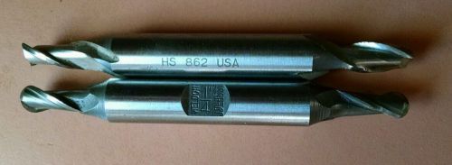 Lot of 2 1/4&#034; Twist Drill Weldon J9-H55 &amp; HS 862 Made in USA