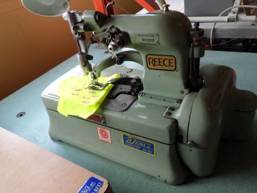 REECE S2 BH BUTTONHOLE INDUSTRIAL SEWING MACHINE+TABLE. GREAT WORKING CONDITION