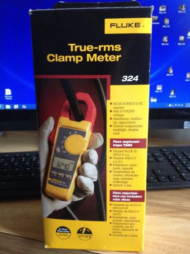Fluke 324 true-rms clamp on meter, (brand new) for sale