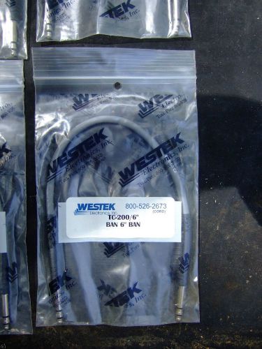 Westek TC-200 - new 6&#034; Bantam Patch Cords- Lot of 12