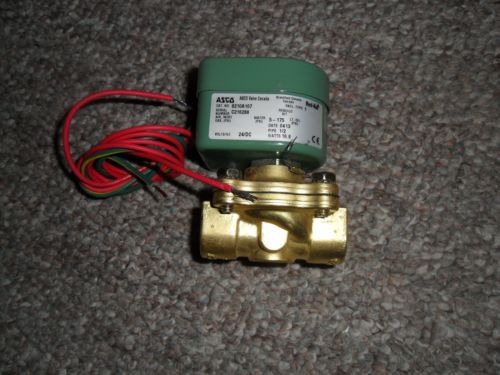 Asco  solenoid valve 1/2&#034;model 8210a107 n/c 5-175psi h20 lt oil 24vdc new for sale