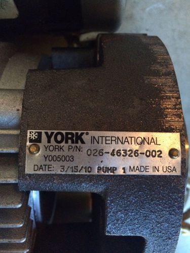 York Oil Pump 20 GPM 026-46326 002