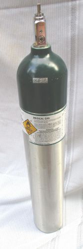 Aluminum oxygen cylinder tank  size e  recert june of 2014 has cga 870 fitting for sale