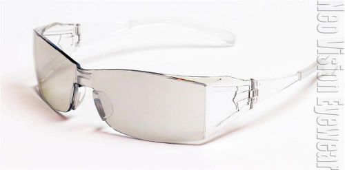 Shatterproof Safety Glasses Sunglasses Z87.1 Indoor Outdoor Clear Mirror CLM 301