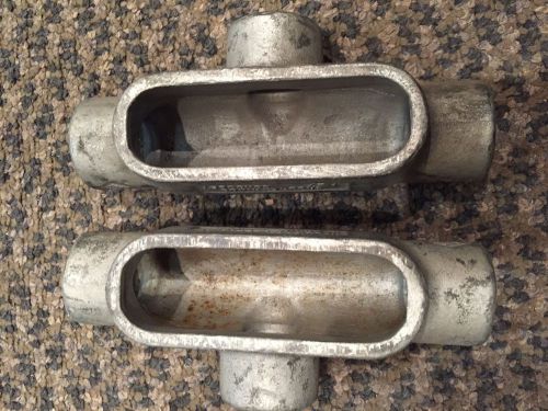 Crouse hinds 3/4 inch t 27 condulet for sale