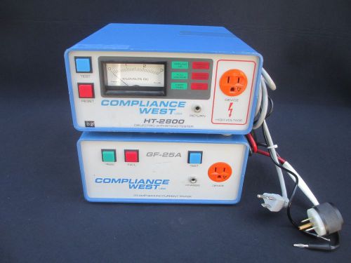 #gb37 compliance west ht-2800 dielectric tester with gf-25a current tester for sale