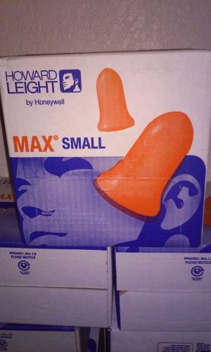 New sealed box of Howard Leight Max Small earplugs 200 pair