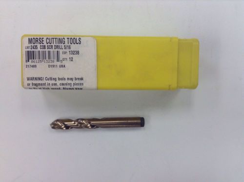 Morse Cutting Tool 13238 5/16&#034; HD Cobalt Screw Machine Drill Bit (12 pack)