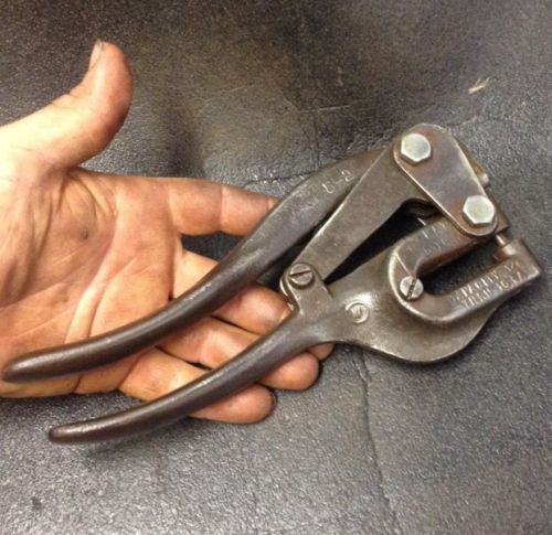 Rw roper whitney co 5 jr hand punch sheet metal tool machinist hvac fab shop for sale
