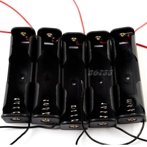 New 5pcs black 12v23a no. n battery case clip holder box with cable gtcf for sale