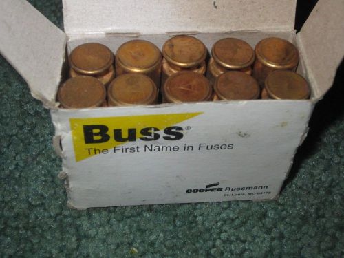 New (10) Fusetron Dual Element Time Delay Fuses FRN-R-25 250V Bussman Class RK5