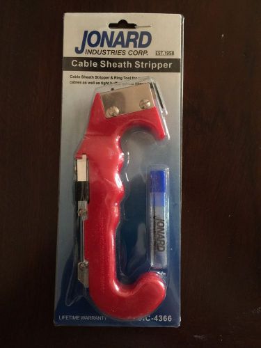 Jonard JIC-4366 Optical Fiber Cable Sheath Stripper and Ring Tool