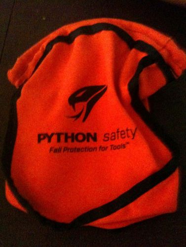 PYTHON SAFETY FALL PROTECTION FOR SMALL TOOLS ~ ORANGE CANVAS ~ 50% OFF RETAIL!