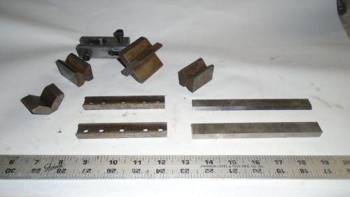 MACHINIST TOOLS LATHE MILL Machinist Lot of V Block s and Parallel Block s