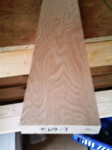 1 inch thick, 4/4 red oak board 21.75&#034; x 4.25&#034; x ~1in. wood craft lumber for sale