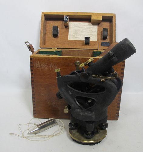 Vintage 1940&#039;s berger model 320 engineer surveying tool transit level scope yqz for sale
