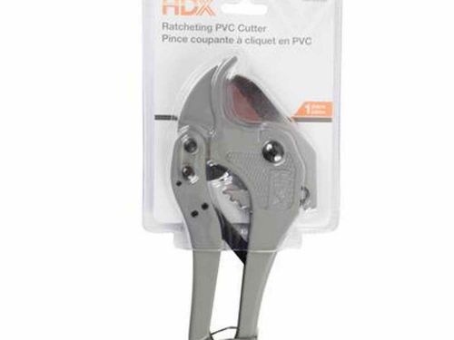 Hdx 1000012738 ratcheting pvc pipe cutter for plumbers/handymen tmc0001j for sale