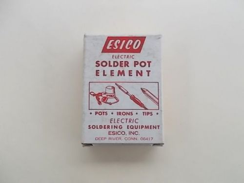 Esico electric solder pot element 12t-36 36t-36c 250 watts 120 volts for sale