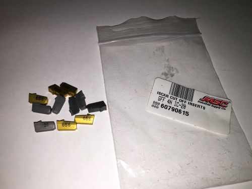 Iscar Cut Off Carbide Inserts GFF 4N IC20 &amp; IC656 QUANTITY 11
