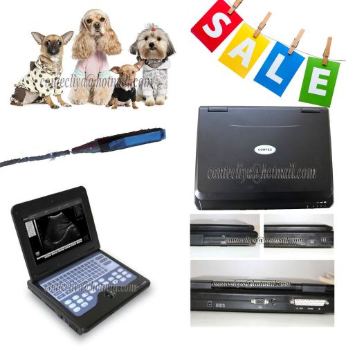 Vet veterinary digital portable ultrasound scanner cms600p2 +7.5mhz rectal probe for sale