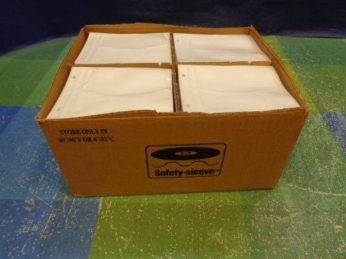 NEW Lot of 950 Jewelpak CD/DVD Safety-Sleeves - White Binder Sleeves with Flaps