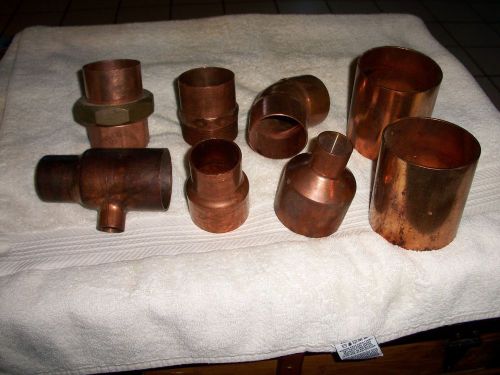 2&#034; Copper Union  &amp; 3&#034; Coup. &amp; 2&#034; M. Adap. &amp; 2&#034; 45